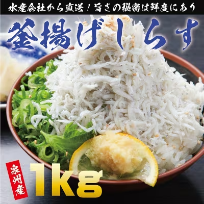 【7位】釜揚げしらす 合計 1kg(500g×2)