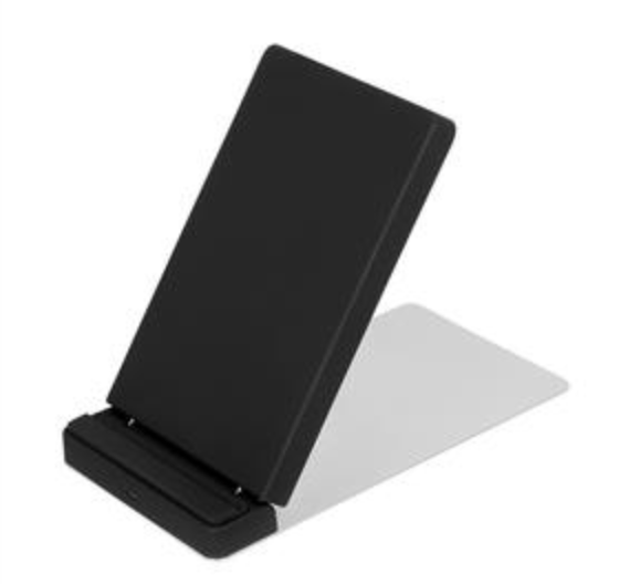 Owltech 卓上スタンド型 Qi ワイヤレス充電器スタンド OWL-QI10W04-BK